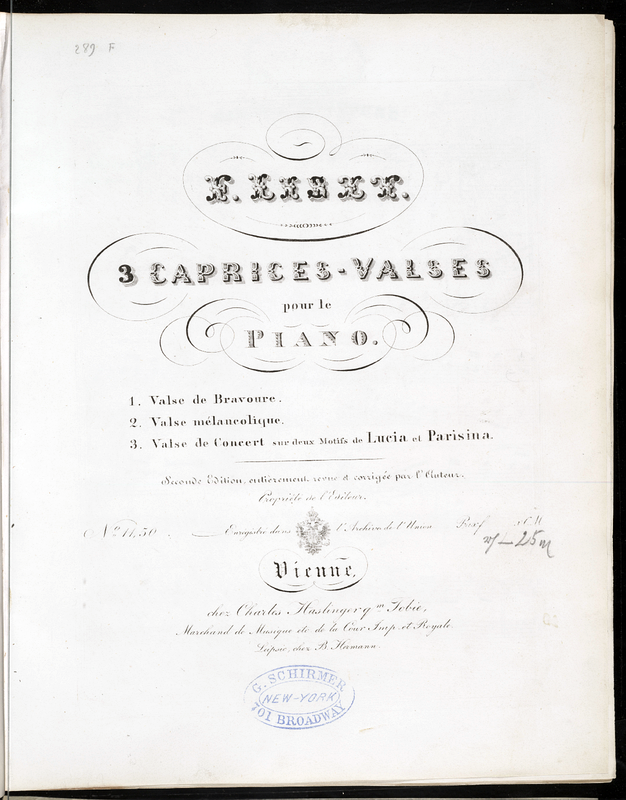 3 Caprices-Valses, S.214