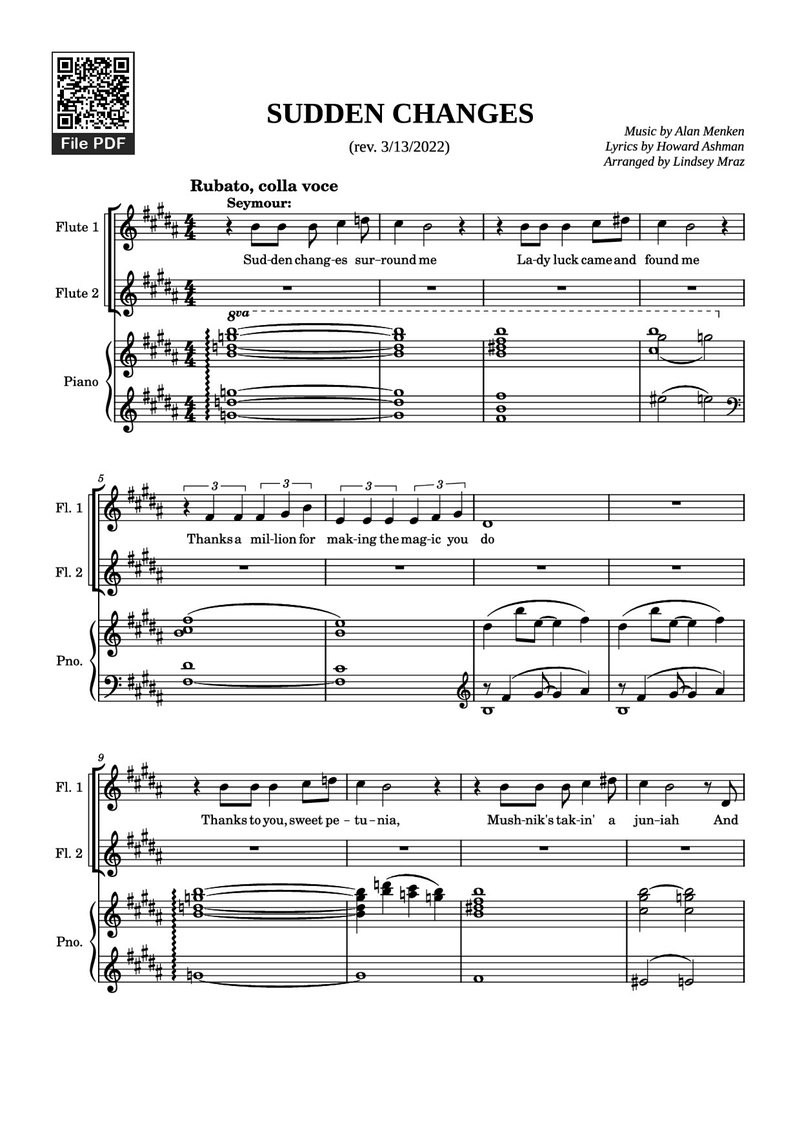 6 Gesänge, Op.34 Piano Sheet Music Page 1 Free PDF