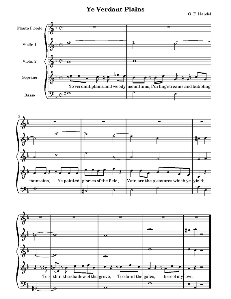 Acis and Galatea sheet music