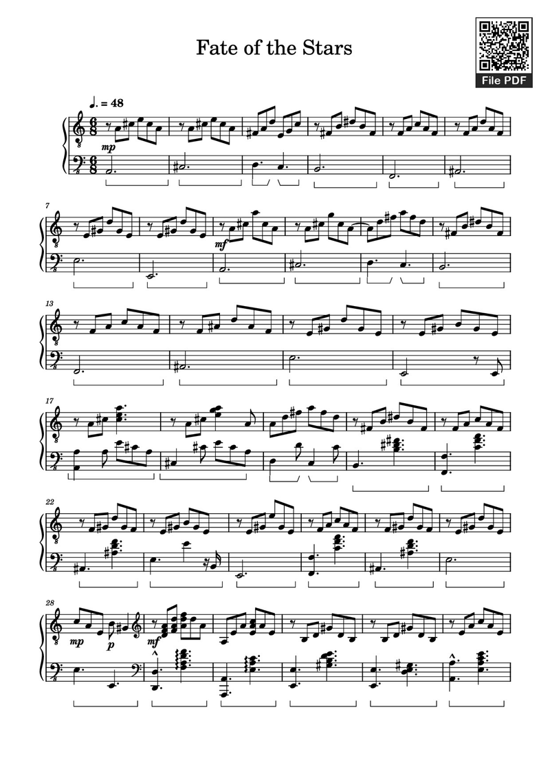 In The Stars sheet music