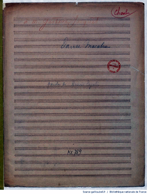 Danse Macabre sheet music