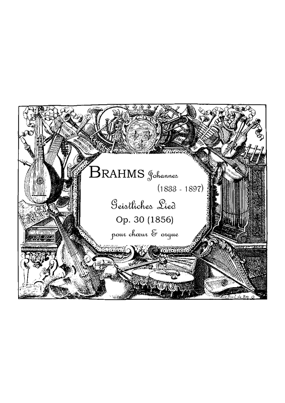 Geistliches Lied, Op.30 Piano Sheet Music Page 1 Free PDF