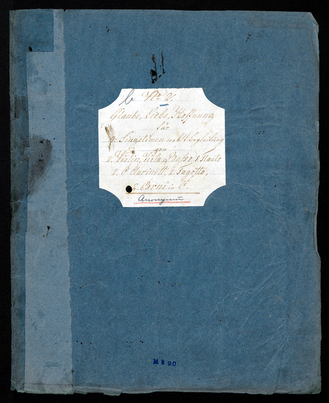 Glaube Liebe Hoffnung sheet music