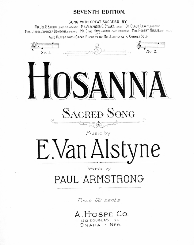 Hosanna sheet music