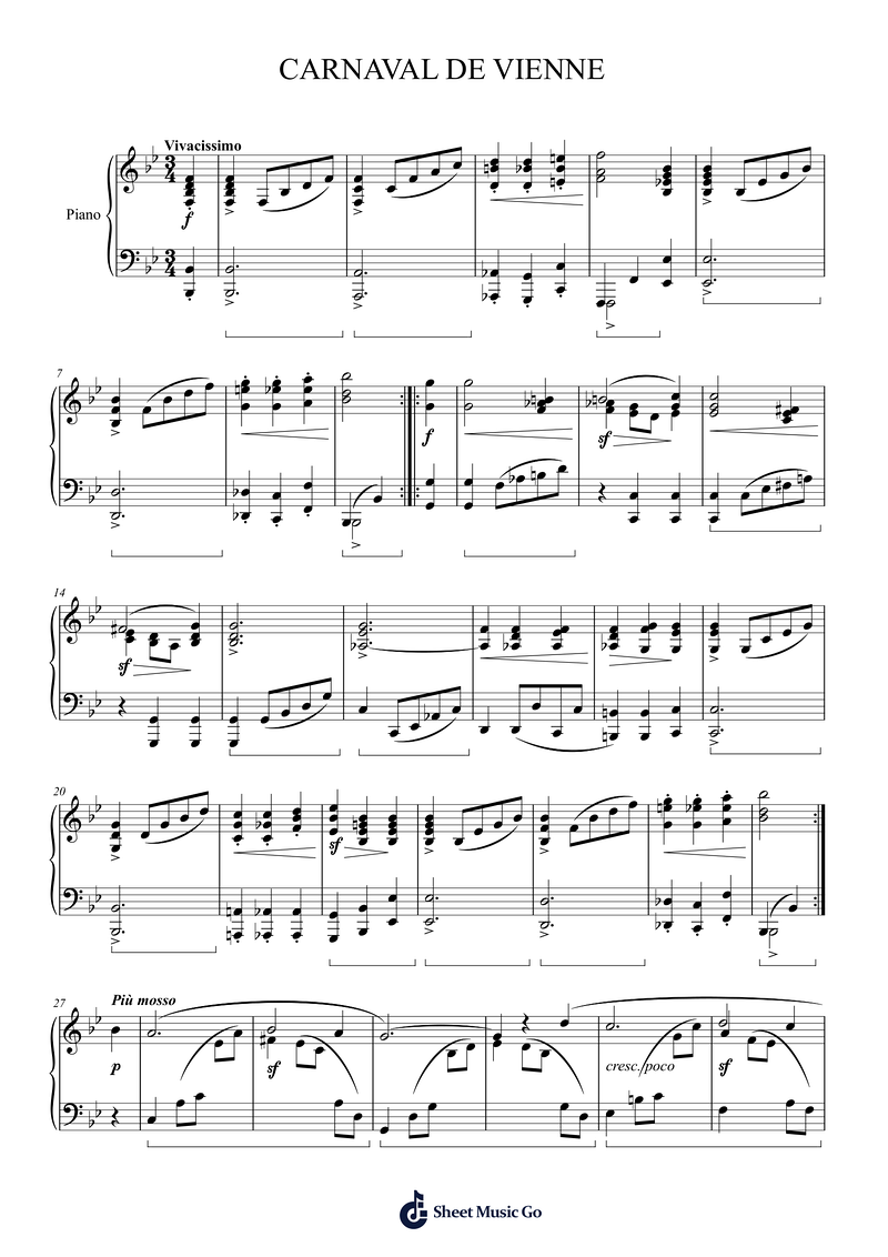 Human sheet music