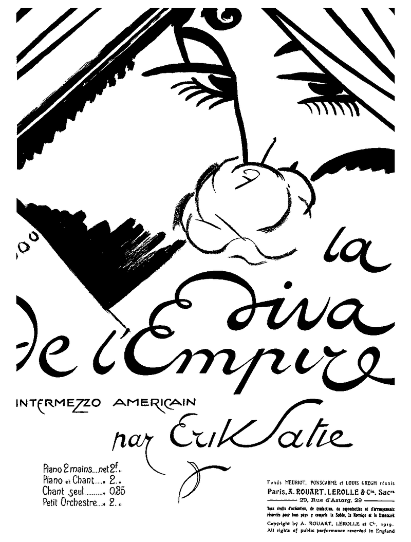 La diva de l'Empire Piano Sheet Music Page 1 Free PDF