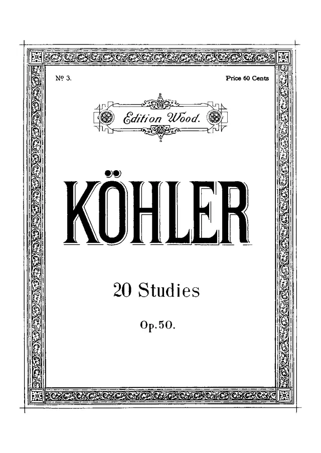 Polonaise in E Minor (Op. 50) Piano Sheet Music Page 1 Free PDF