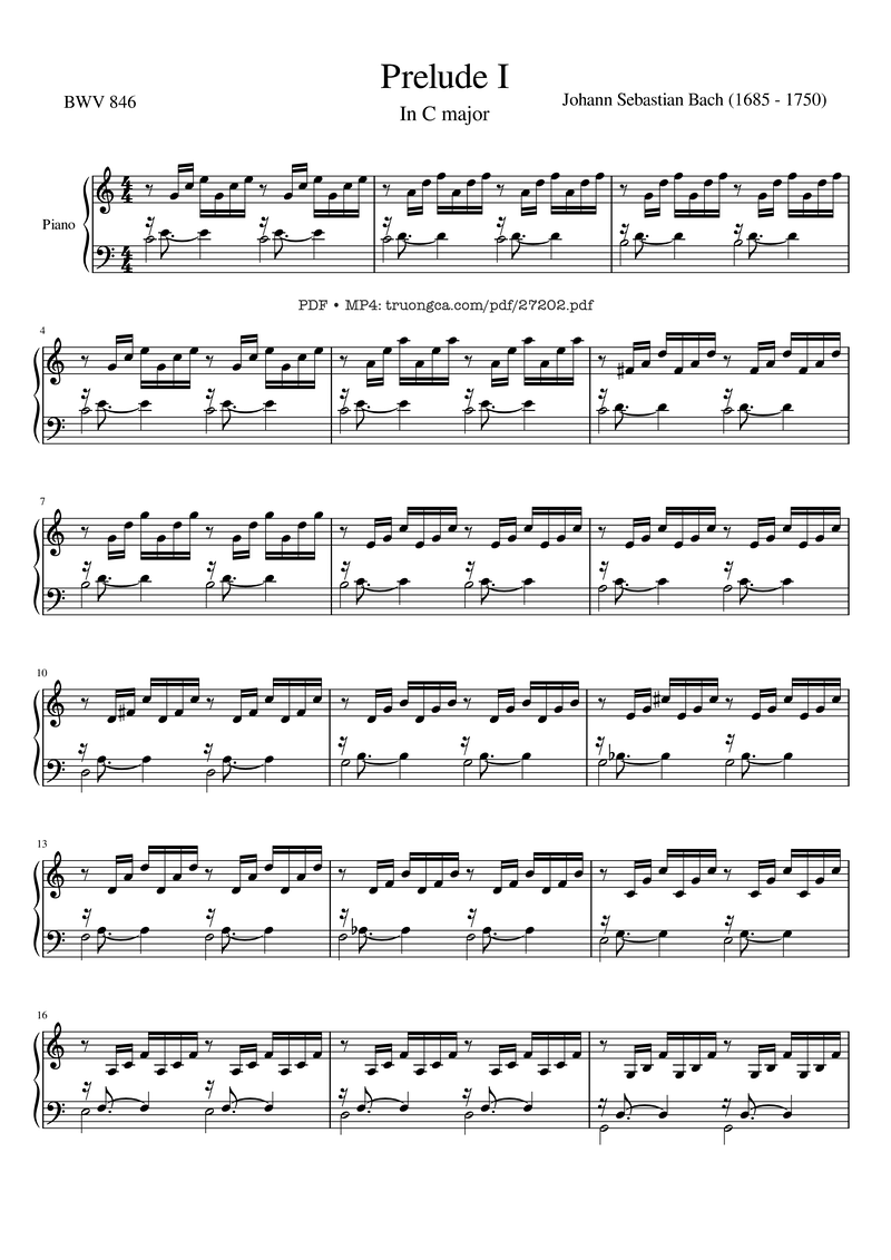 Prelude in Eb major no. 2 sheet music