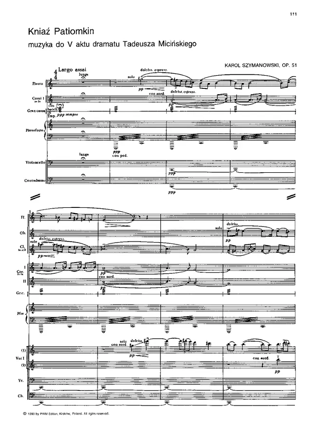 Prince Potemkin, Op.51 Piano Sheet Music Page 1 Free PDF