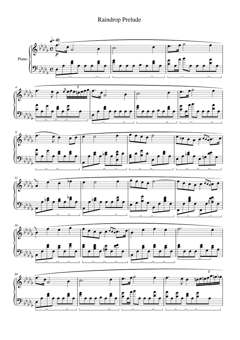 Raindrop Prelude