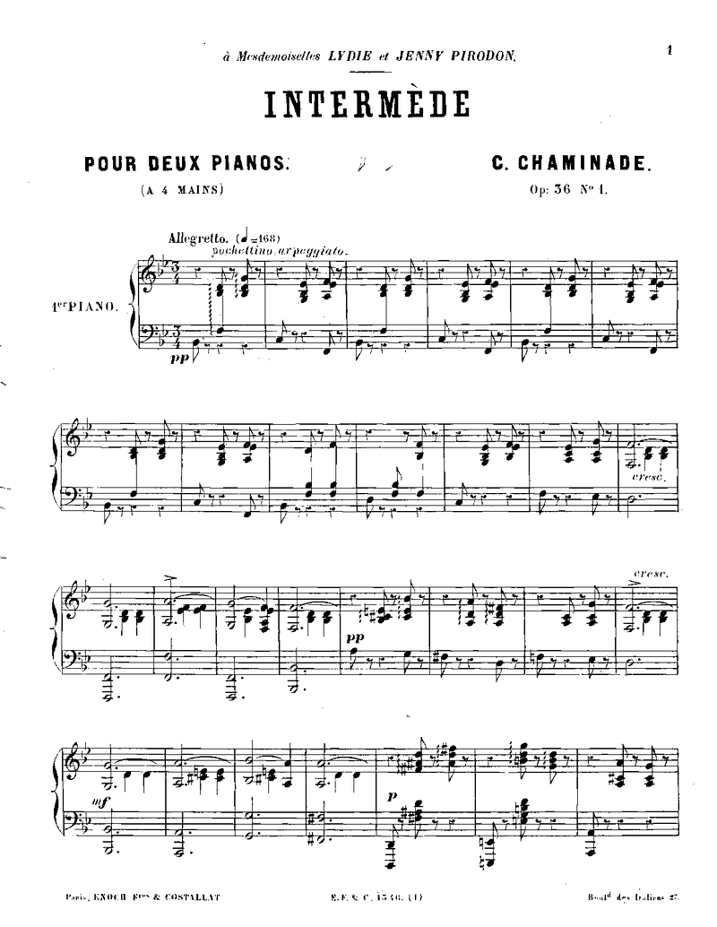 Scherzo Etude, Op. 3 sheet music