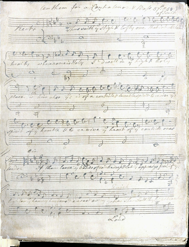 Thus saith the high and lofty one sheet music