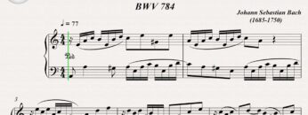 J.S. Bach – Invention No. 13 in A minor BWV 784
