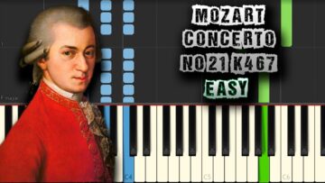 Mozart – Concerto No. 21, K467 [Easy Piano Tutorial]