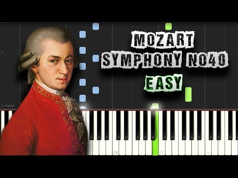 Mozart – Symphony No. 40 [Easy Piano Tutorial]