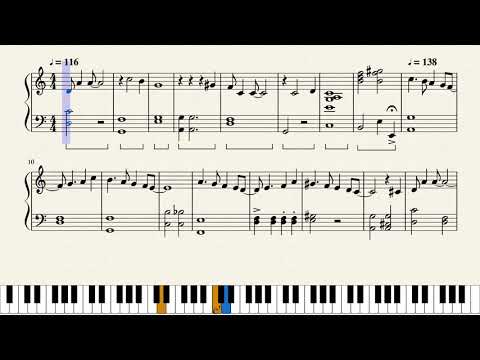 Fly me to the Moon – Easy Piano Solo