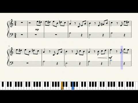 Fur Elise – Easy piano version – Ludwig van Beethoven