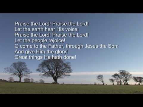To God be the glory